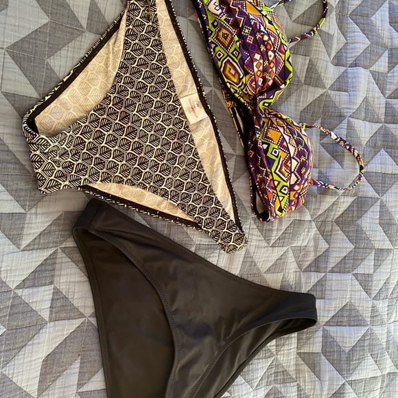 Colorful Patterned Bikini Set - Picture 1 of 5